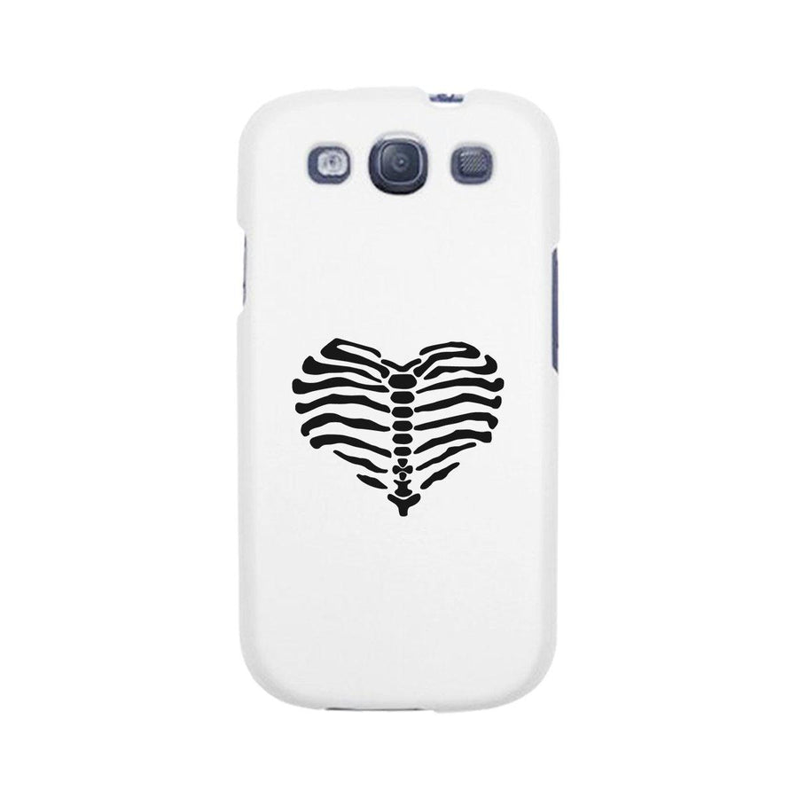 Skeleton Heart White Phone Case