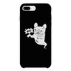 Boo French Bulldog Ghost Black Phone Case