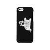 Boo French Bulldog Ghost Black Phone Case