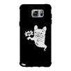 Boo French Bulldog Ghost Black Phone Case