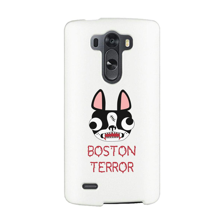 Boston Terror Terrier White Phone Case