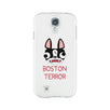 Boston Terror Terrier White Phone Case