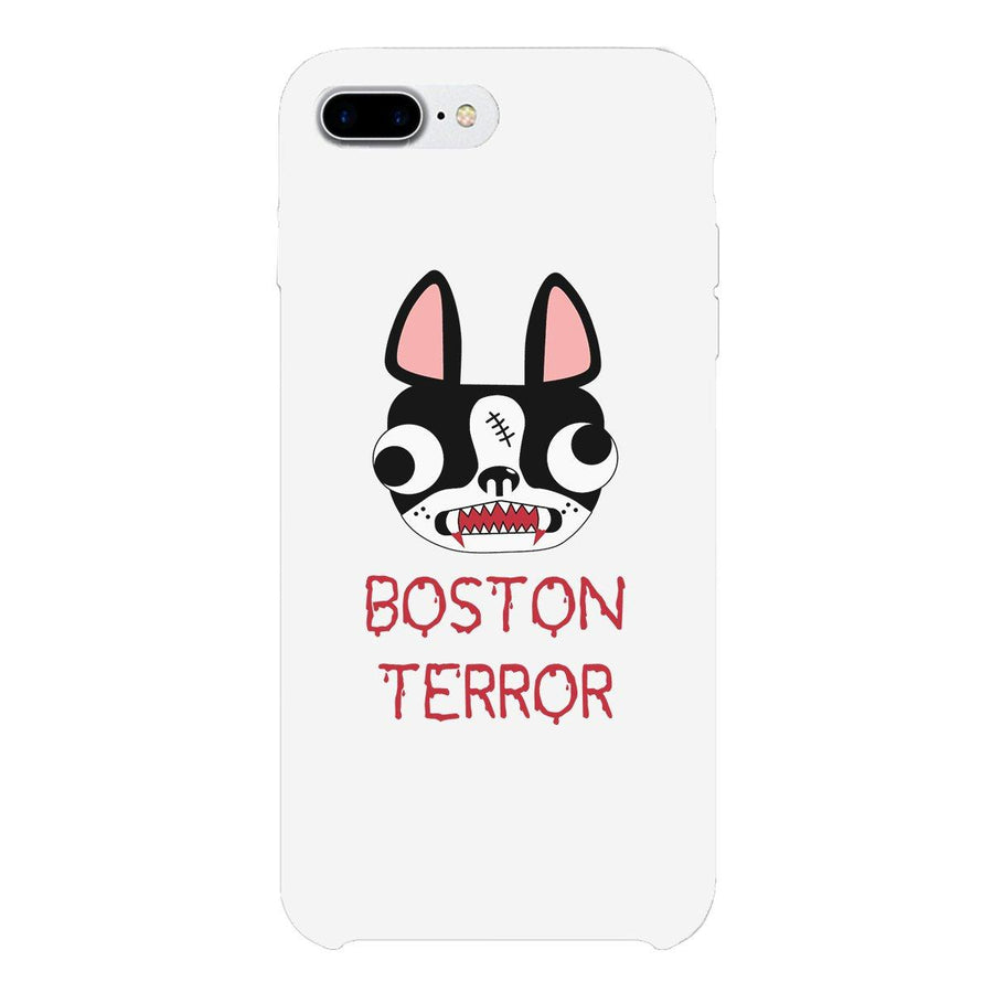 Boston Terror Terrier White Phone Case