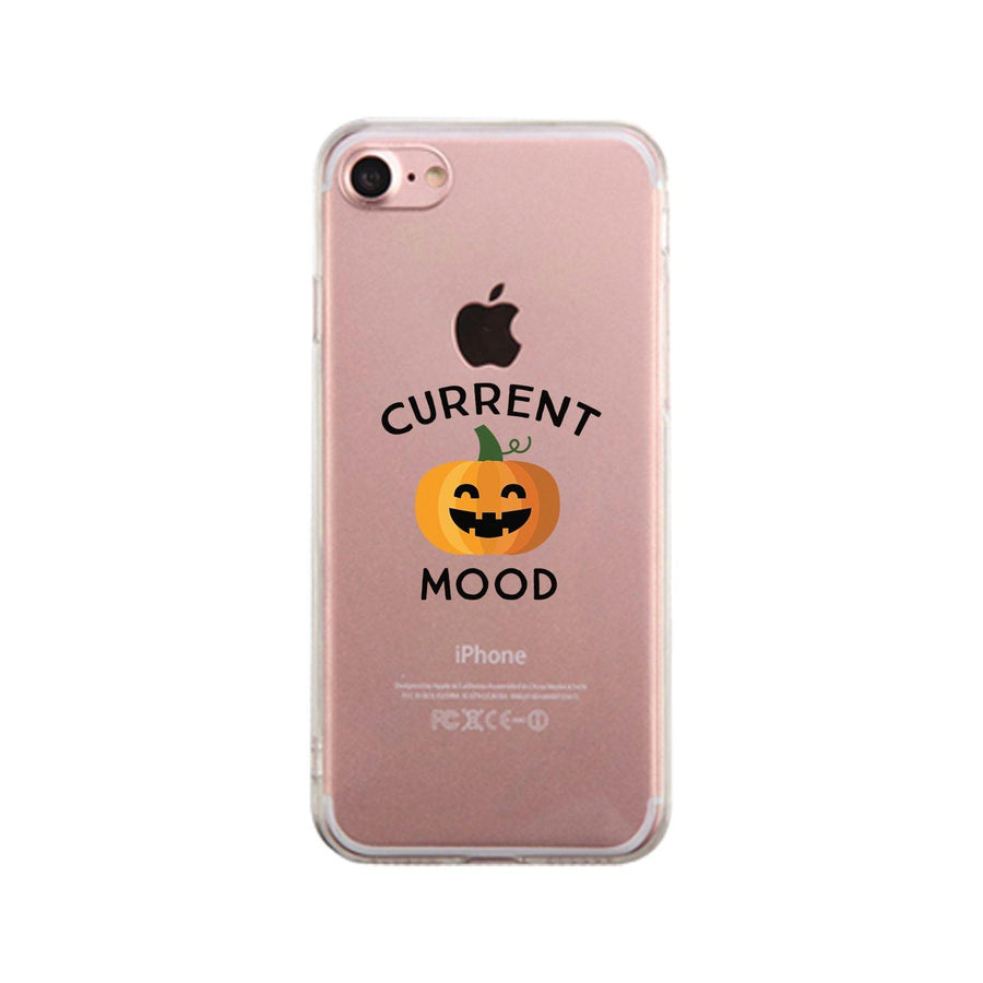 Pumpkin Current Mood Clear Phone Case