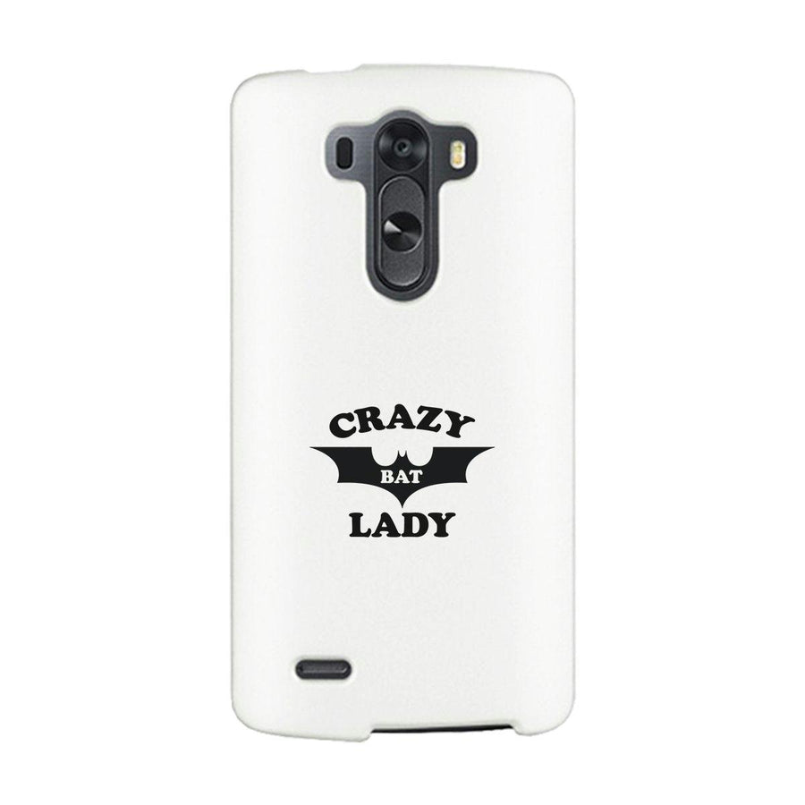 Crazy Bat Lady White Phone Case