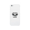 Crazy Bat Lady White Phone Case