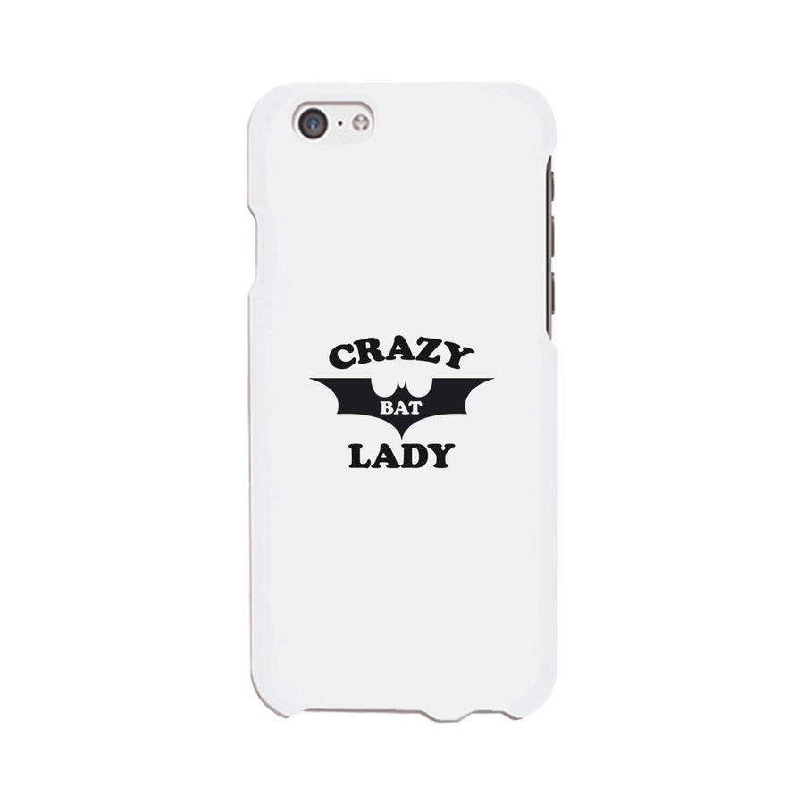 Crazy Bat Lady White Phone Case