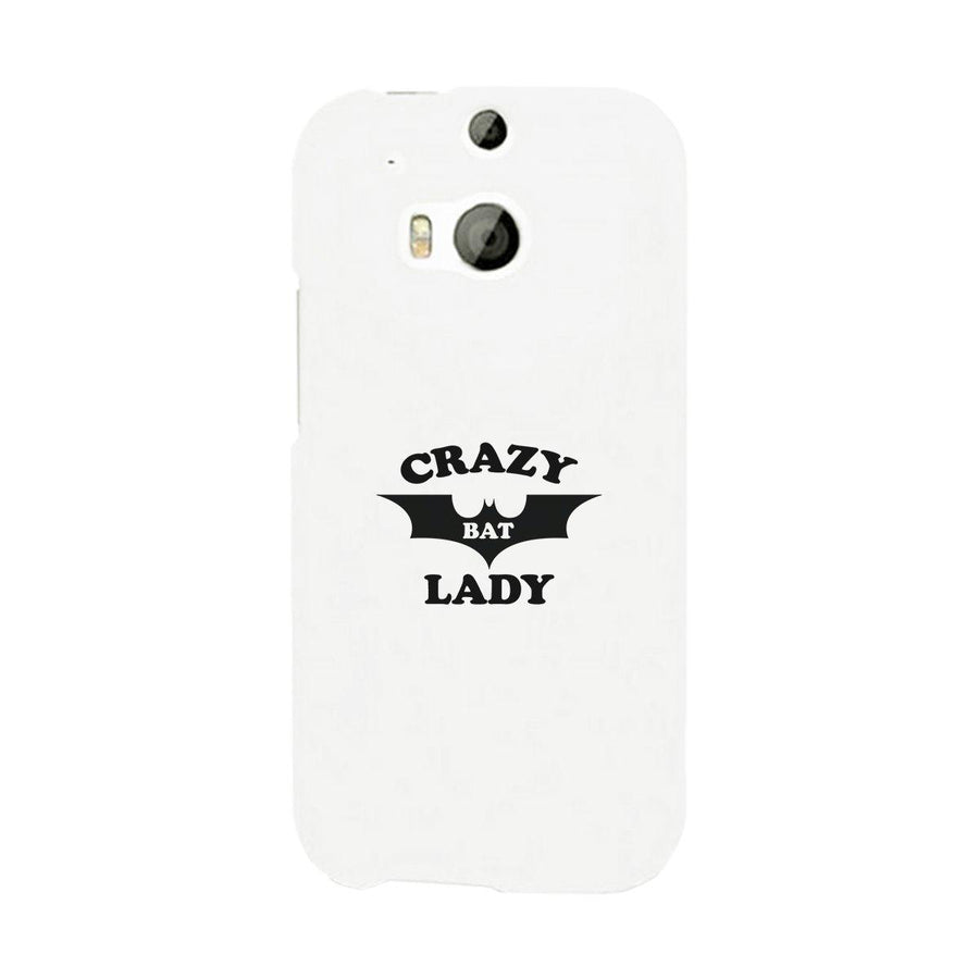 Crazy Bat Lady White Phone Case