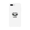 Crazy Bat Lady White Phone Case