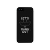 Let's Hang Out Bat Black Phone Case