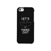 Let's Hang Out Bat Black Phone Case