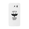 Let's Hang Out Bat White Phone Case