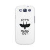 Let's Hang Out Bat White Phone Case