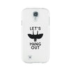 Let's Hang Out Bat White Phone Case