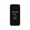 I Boo What I Want Ghost Black Phone Case