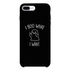 I Boo What I Want Ghost Black Phone Case