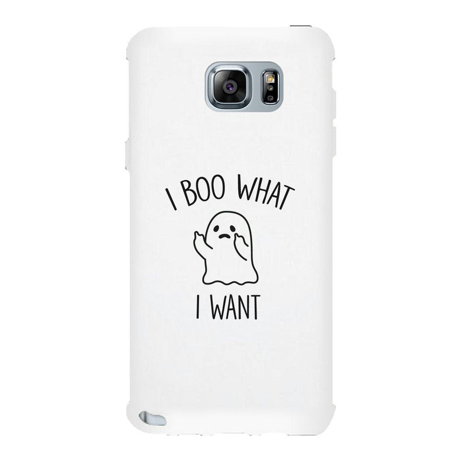 I Boo What I Want Ghost White Phone Case