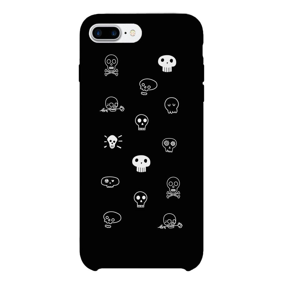 Skull Pattern Black Phone Case