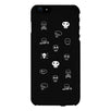 Skull Pattern Black Phone Case