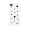 Skull Pattern White Phone Case