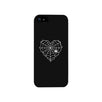 Heart Spider Web Black Phone Case