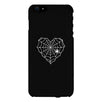 Heart Spider Web Black Phone Case