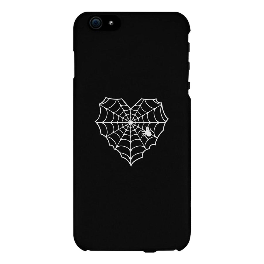 Heart Spider Web Black Phone Case