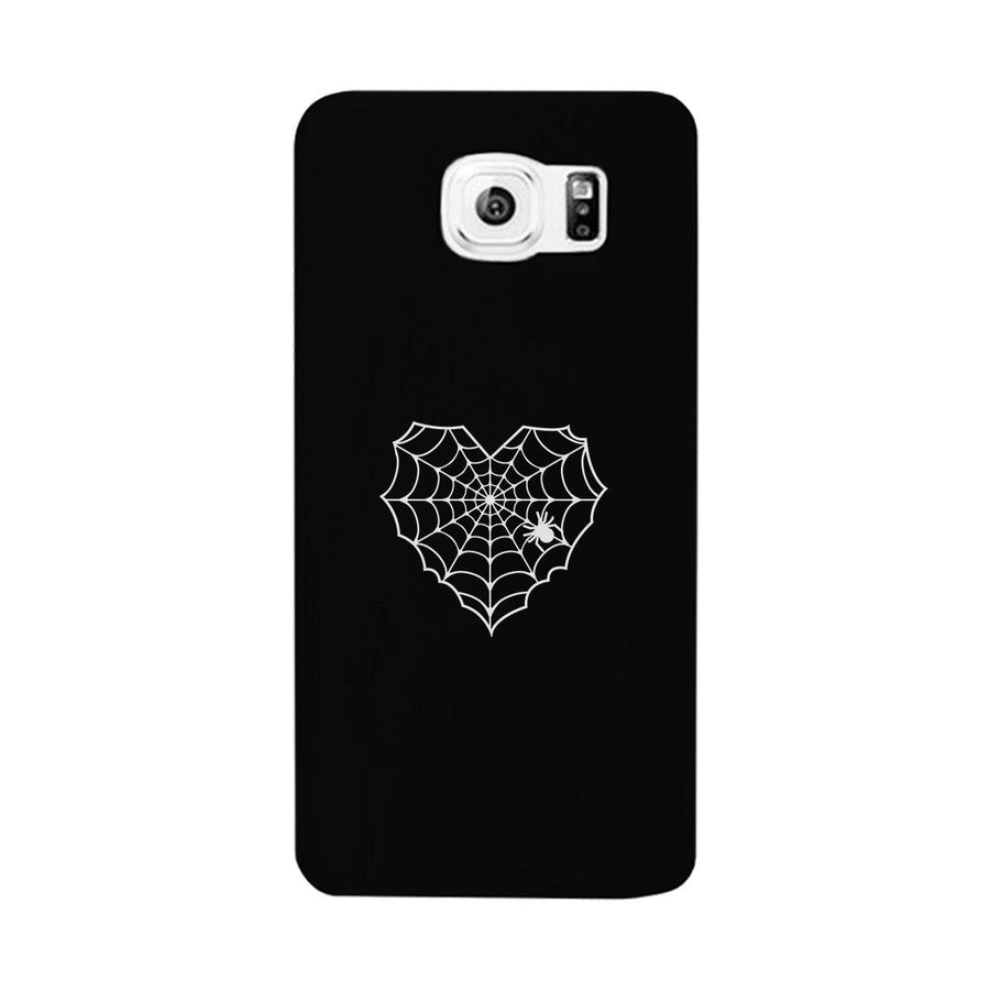 Heart Spider Web Black Phone Case