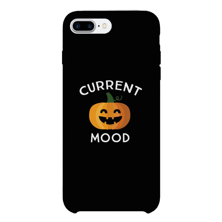 Pumpkin Current Mood Black Phone Case