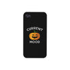 Pumpkin Current Mood Black Phone Case