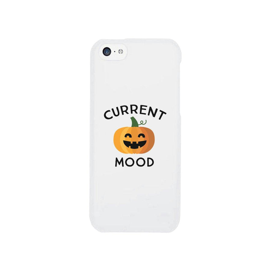 Pumpkin Current Mood White Phone Case