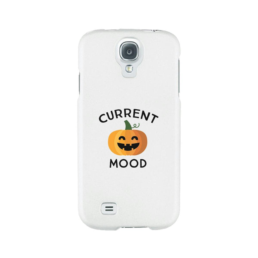 Pumpkin Current Mood White Phone Case