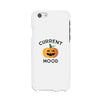 Pumpkin Current Mood White Phone Case