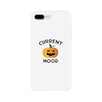 Pumpkin Current Mood White Phone Case