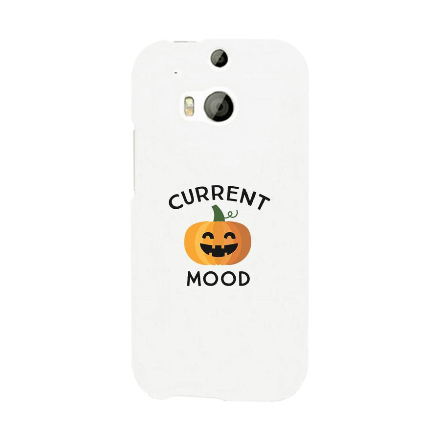 Pumpkin Current Mood White Phone Case