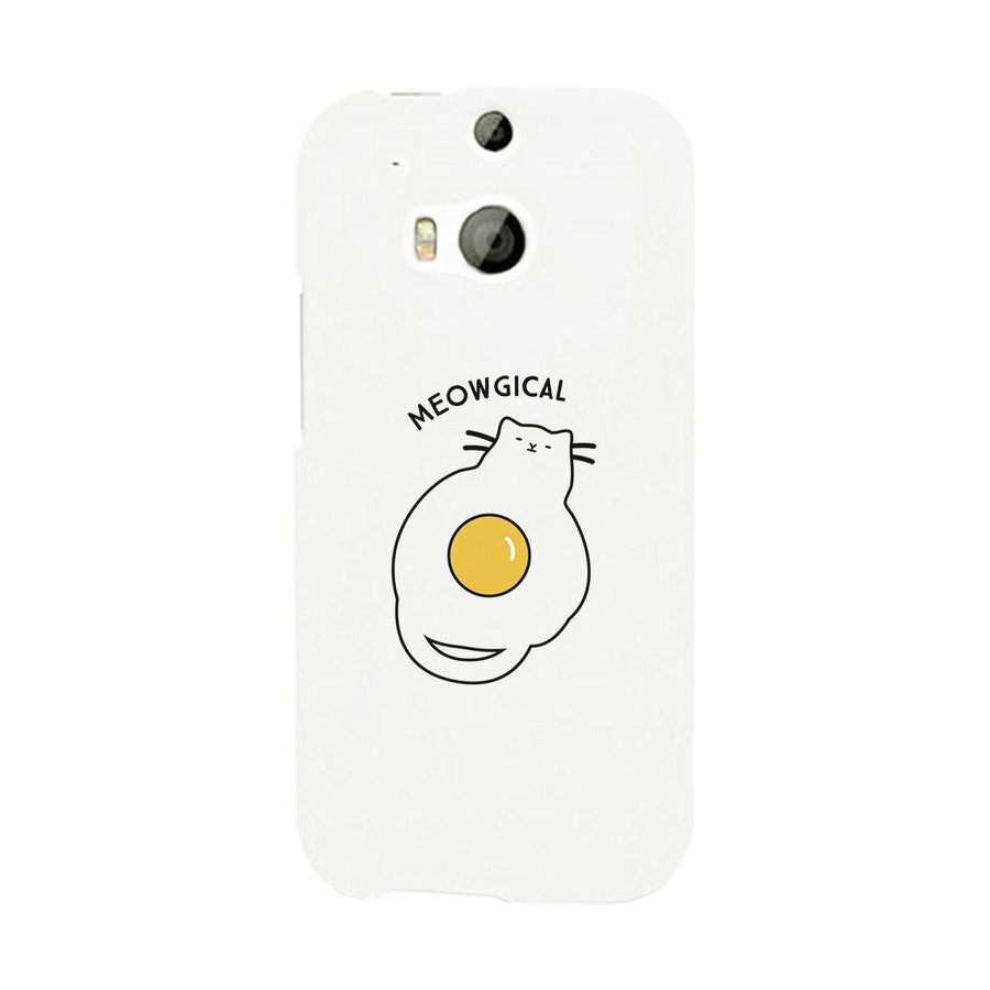 Meowgical Cat And Fried Egg White Phone Case