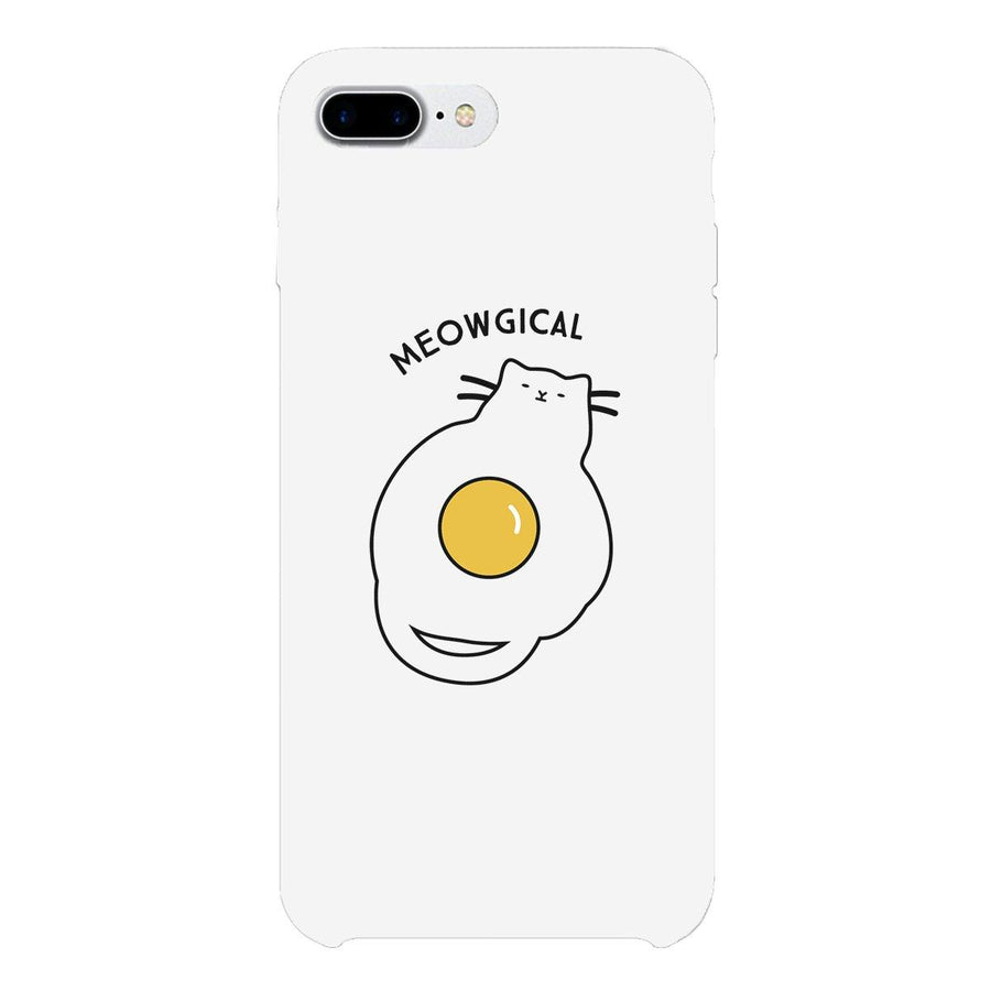 Meowgical Cat And Fried Egg White Phone Case