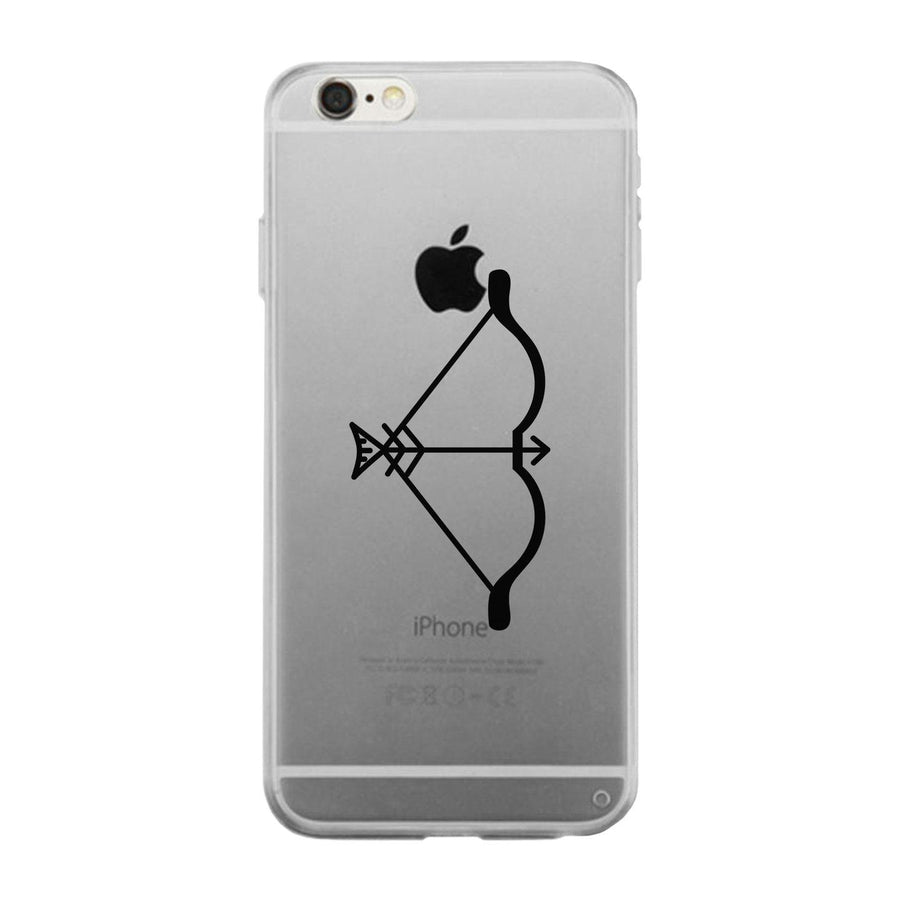 Bow And Arrow-Left Clear Phone Case