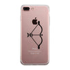 Bow And Arrow-Left Clear Phone Case