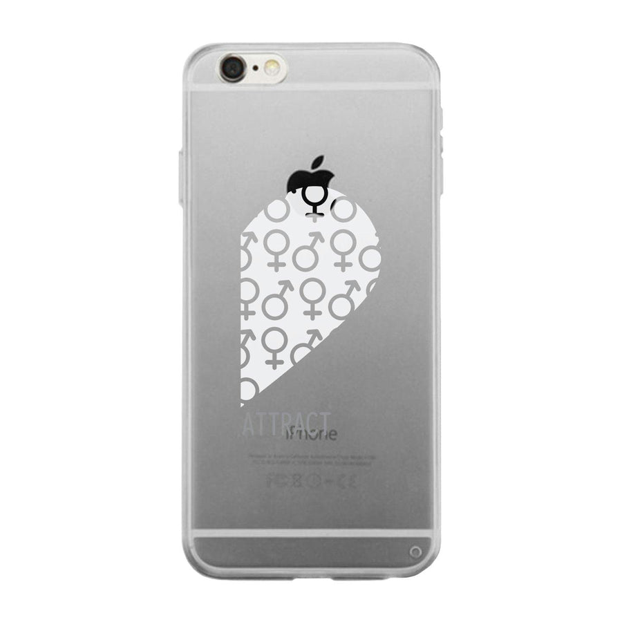 Attract Female Symbols-Right Clear Phone Case