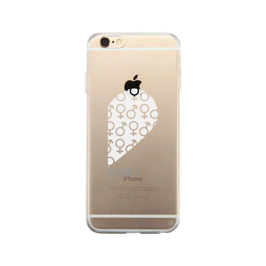 Attract Female Symbols-Right Clear Phone Case