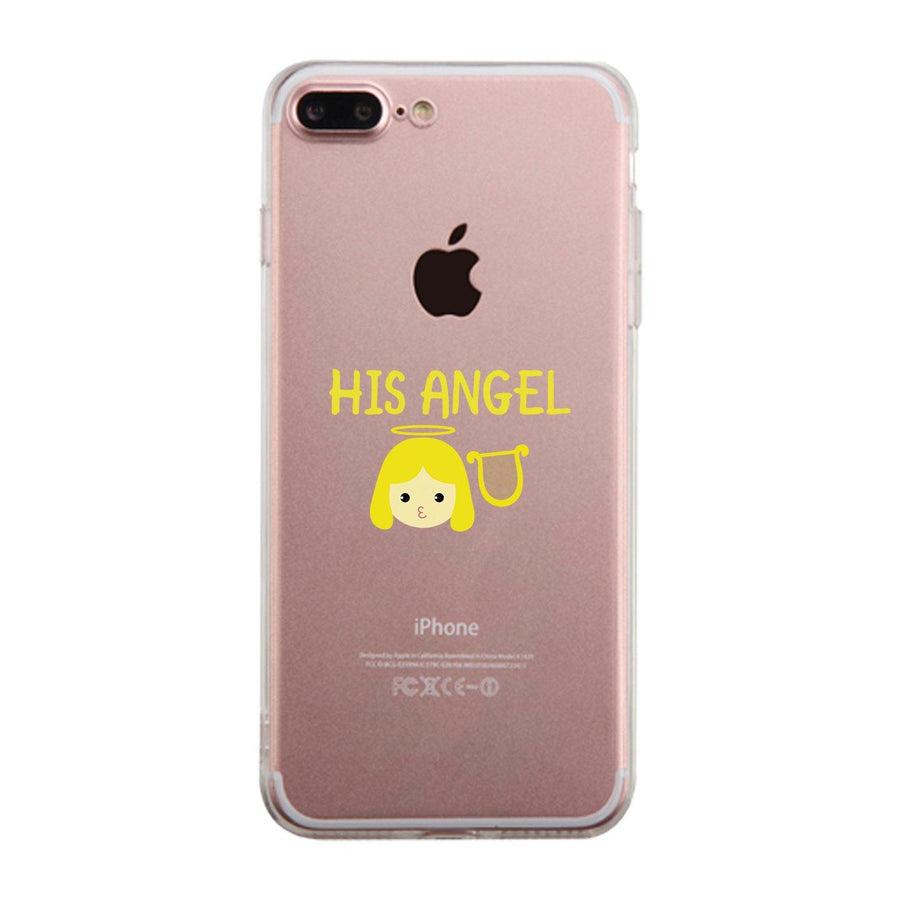 His Angel-Right Clear Phone Case