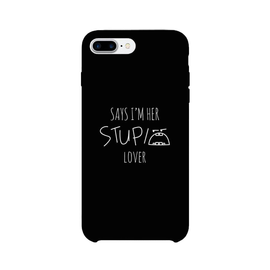 Her Stupid Lover-Left Black Phone Case