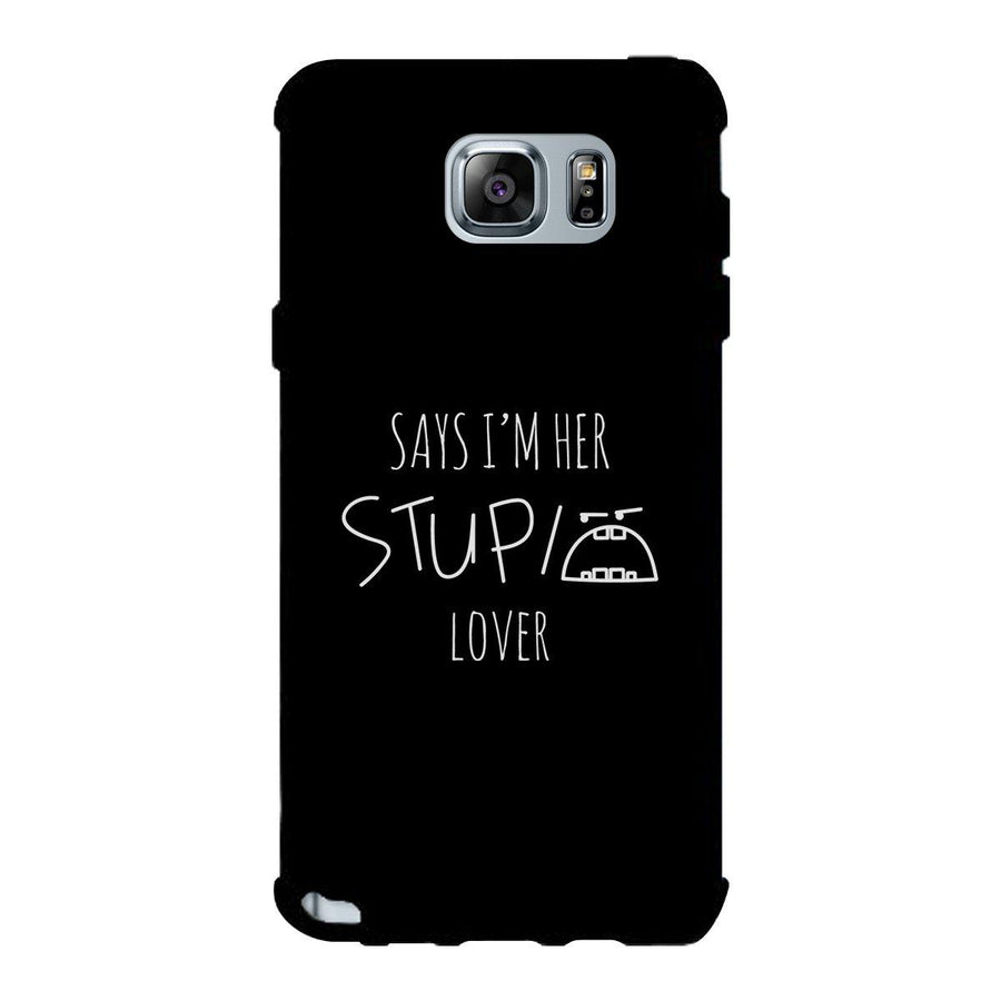 Her Stupid Lover-Left Black Phone Case