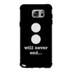 Will Never End-Right Black Phone Case