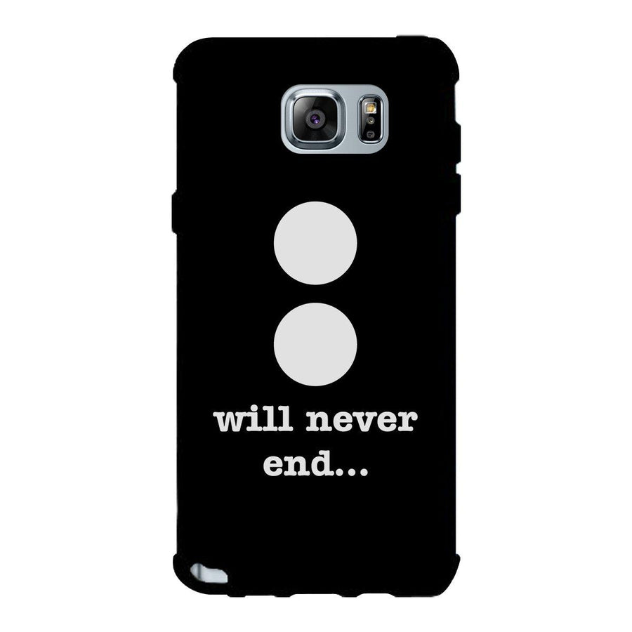 Will Never End-Right Black Phone Case