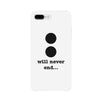 Will Never End-Right White Phone Case