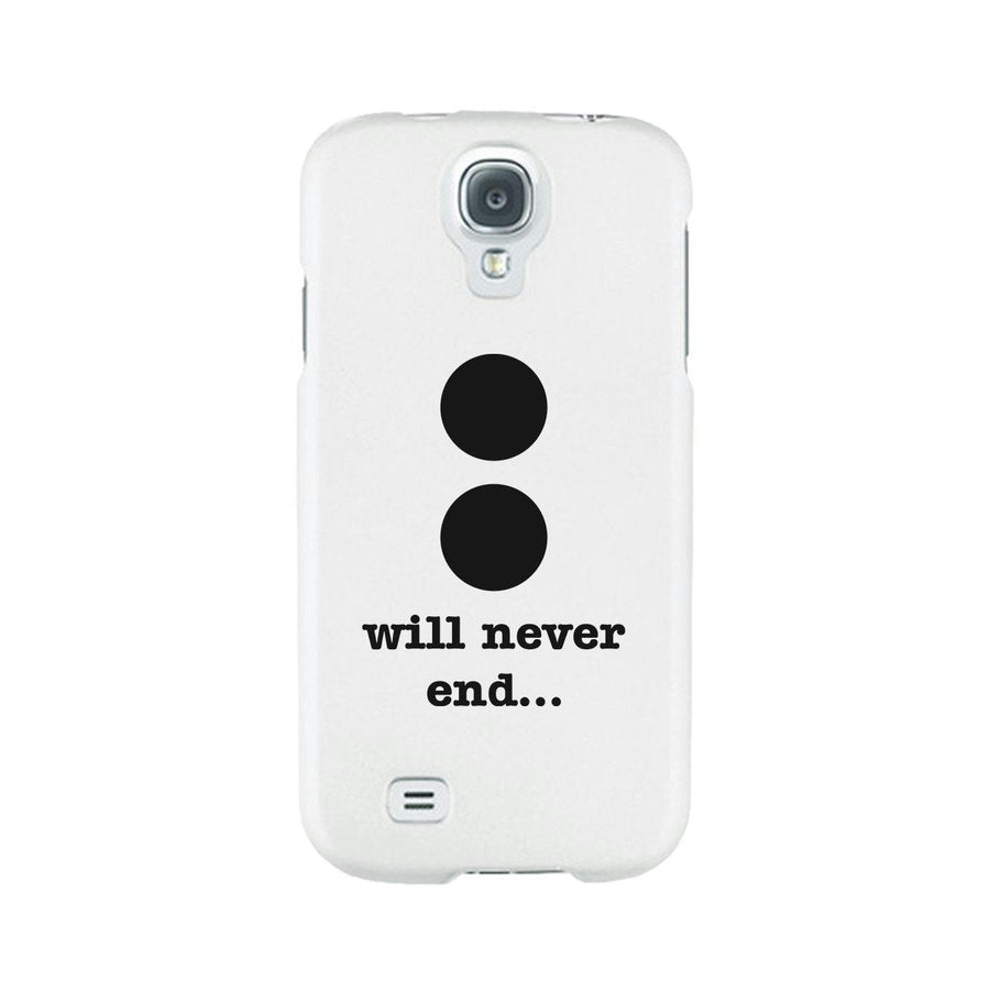 Will Never End-Right White Phone Case