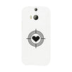 To Heart Target-Right White Phone Case