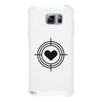 To Heart Target-Right White Phone Case